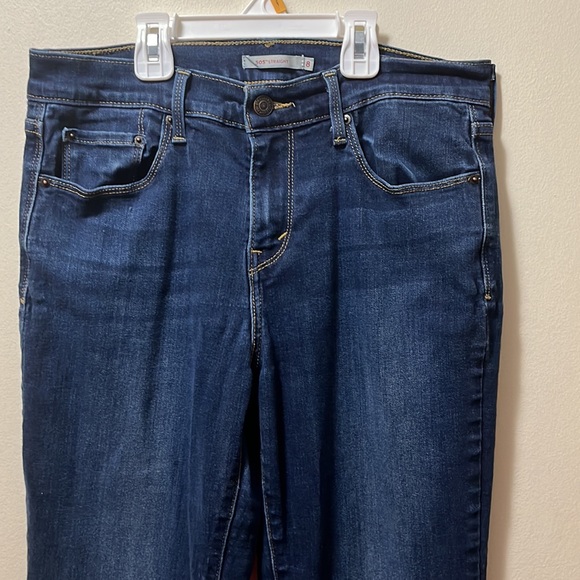 Levi jeans 505 straight size 8 medium wash womens - Picture 2 of 9